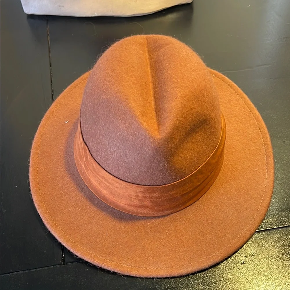 Vintage wool orange Whittall & Jarvis Hat Women's Fedora Hat